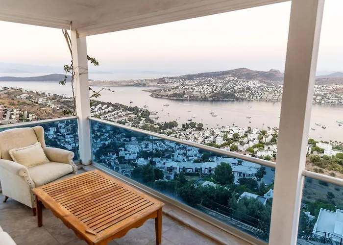 Stunning Sea View Duplex In Gundogan * Bodrum
